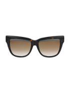 Bottega Veneta 53mm Square Novelty Sunglasses
