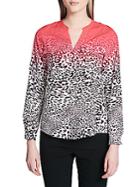 Calvin Klein Leopard Print Button-down Shirt