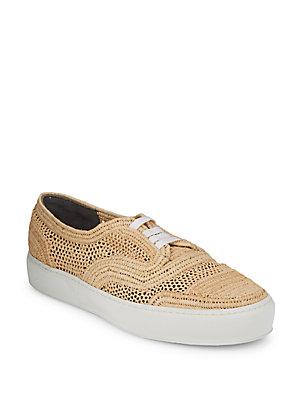 Clergerie Perforated Lace-up Sneakers