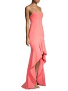 Likely Vita Ruffle High-low Gown