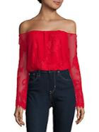 Lovers + Friends Lady Love Off-the-shoulder Top