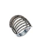 Bavna Champagne Diamond & Sterling Silver Ring