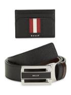 Bally 2-piece Leather Belt & Wallet Gift Set