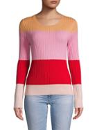 525 America Colorblock Long-sleeve Sweater