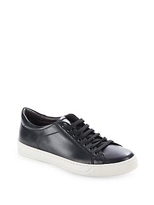 Bruno Magli Westy Round-toe Leather Sneakers