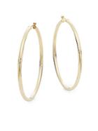 Saks Fifth Avenue 14k Yellow Gold Hoop Earrings/2