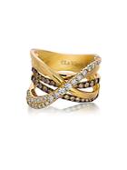 Le Vian Chocolatier Gladiator Weave Diamond & 14k Rose Gold Ring