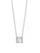 Judith Ripka Crystal & Sterling Silver Pendant Necklace