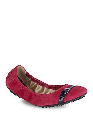 Tod's Round-toe Leather Ballet Flats
