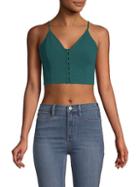 Free People V-neck Cropped Top