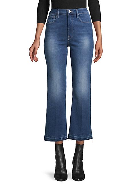 Frame Denim High-rise Flared Jeans