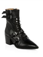 Iro Lorna Leather Belted Booties