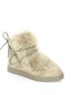 Gianvito Rossi Dyed Shearling Booties