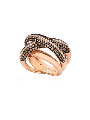 Le Vian Red Carpet Diamond & 14k Rose Gold Ring