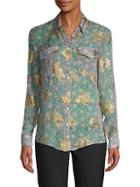 The Kooples Floral Button-down Shirt
