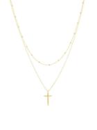 Saks Fifth Avenue 14k Yellow Gold & Diamond Double-strand Necklace