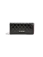 Love Moschino Embossed Faux Leather Convertible Wallet