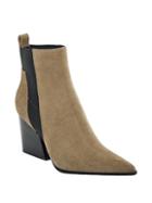 Kendall + Kylie Finch Suede Point-toe Booties