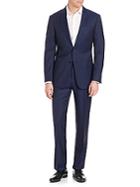 Giorgio Armani G-line Tonal Stripe Wool Suit