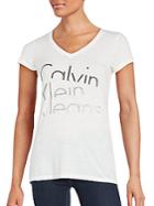 Calvin Klein Jeans Solid Logo Printed Tee