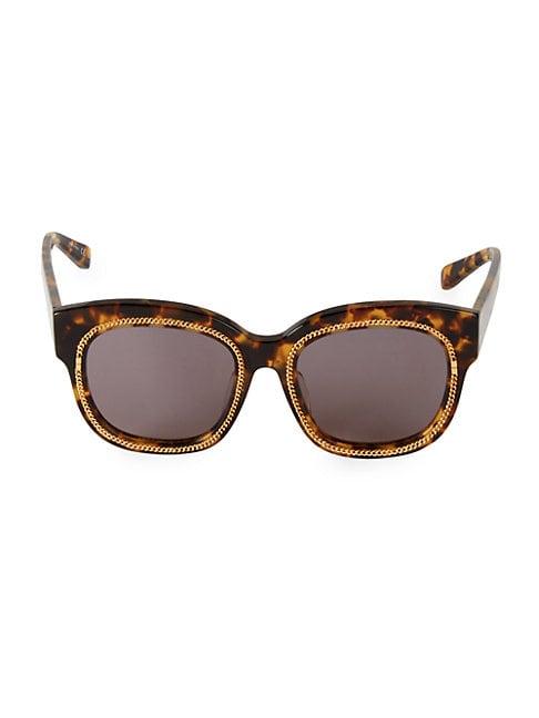 Stella Mccartney Tortoiseshell Square Sunglasses