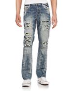 Prps Hydrus Demon Ripped Crosshatch Jeans