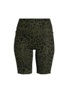 X By Gottex Active Leopard Biker Shorts