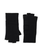 Portolano Fingerless Ribbed Merino Wool Gloves