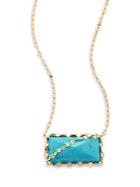 Lana Jewelry Turquoise & 14k Yellow Gold Necklace