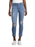 3x1 Cropped Distressed Jeans