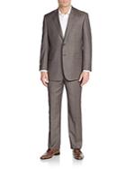 Saks Fifth Avenue Regular-fit Wool Two-button Suit