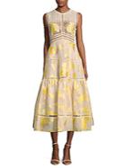 Rebecca Taylor Ella Floral A-line Dress