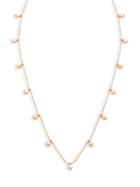 Artisan 18k Rose Gold & Hanging Diamond Single-strand Necklace