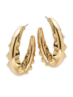 Saks Fifth Avenue Wave-pressed Hoop Earrings