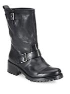 Cole Haan Hemlock Leather Moto Boots