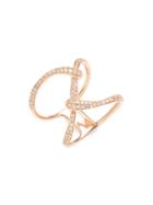 Effy 14k Rose Gold & Diamond Twist Ring