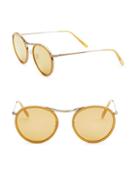 Oliver Peoples 51mm Round Sunglasses