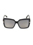 Roberto Cavalli Injected 65mm Oversized Square Sunglasses