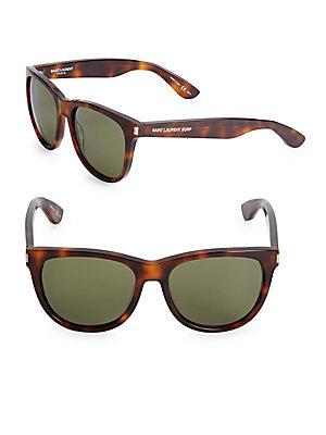 Saint Laurent 54mm Solid Lite Wayfarer Sunglasses