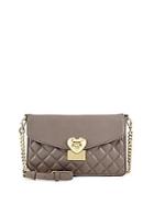Love Moschino Quilted Flap Crossbody Bag