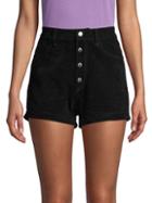 Rag & Bone Lou Button High-waist Shorts