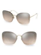 Chlo Injected Women's 65mm Square Sunglasses