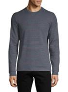 Vince Striped Cotton-blend Sweater