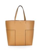 Tory Burch Leather Block Tote