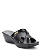 Cole Haan Margate Patent Leather Wedge Sandals
