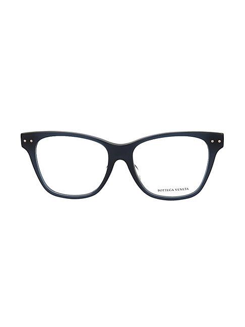 Bottega Veneta Novelty 53mm Square Optical Glasses