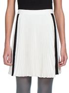 Emanuel Ungaro Pleated Knit Contrast Skirt