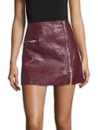 Blank Nyc Patent Zip Skirt