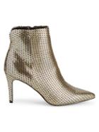 Steven By Steve Madden Leila Leather Textured Boots
