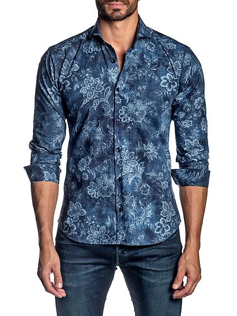 Jared Lang Floral Button-up Shirt